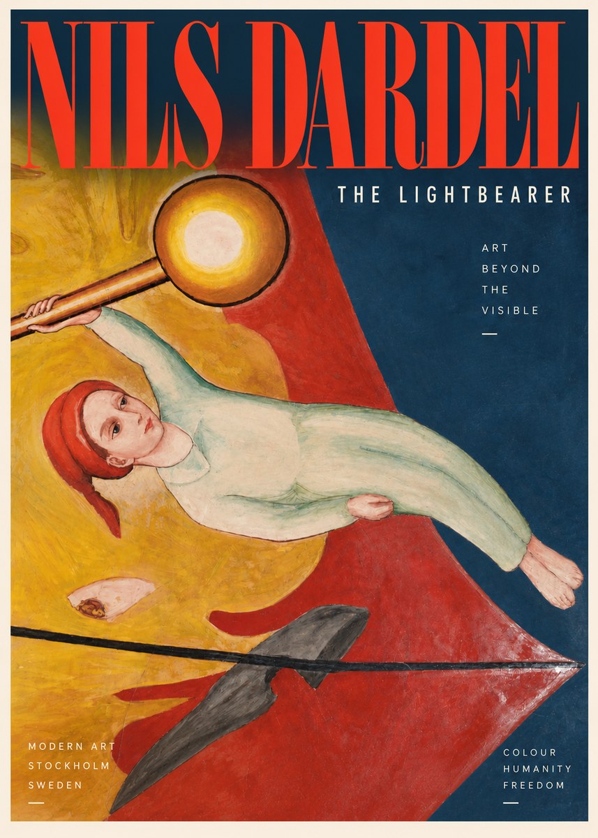 Nils Dardel The Lightbearer No2 - Plakát