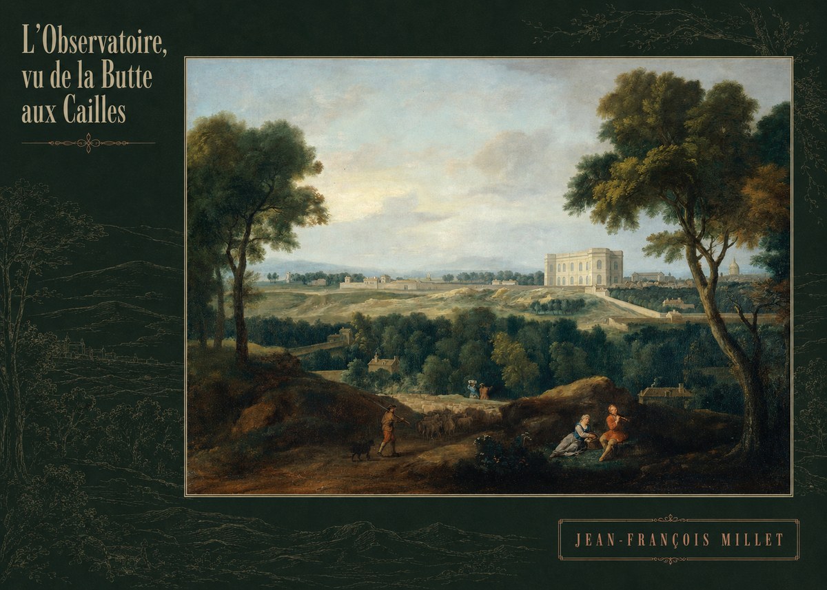 Jean-François Millet L'observatoire, Vu De La Butte Aux Cailles No6 - Plakát