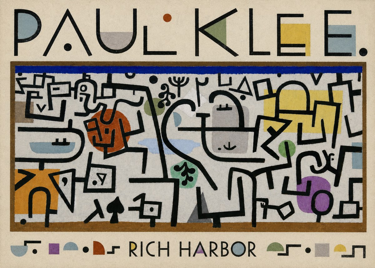 Paul Klee Rich Harbor No6 - Plakát
