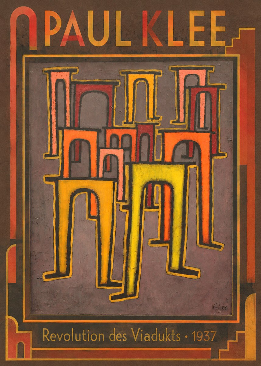 Paul Klee Revolution Des Viadukts No1 - Plakát