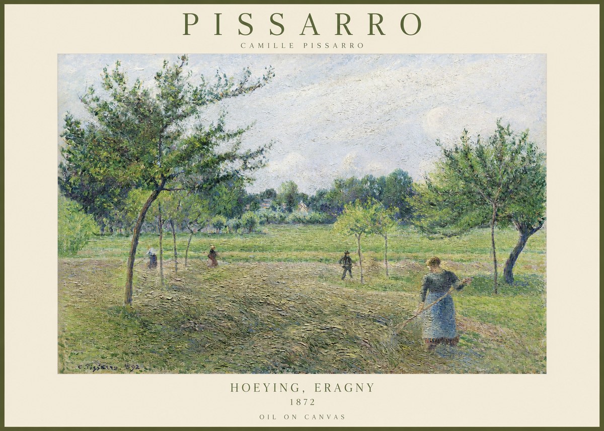 Pissarro Hoeying, Eragny No1 - Plakát