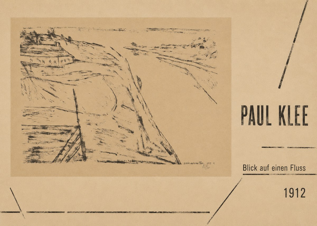 Paul Klee Blick Auf Einen Fluss No5 - Plakát