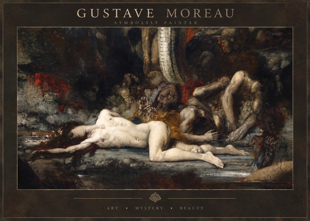 Gustave Moreau Despair No2 - Plakát