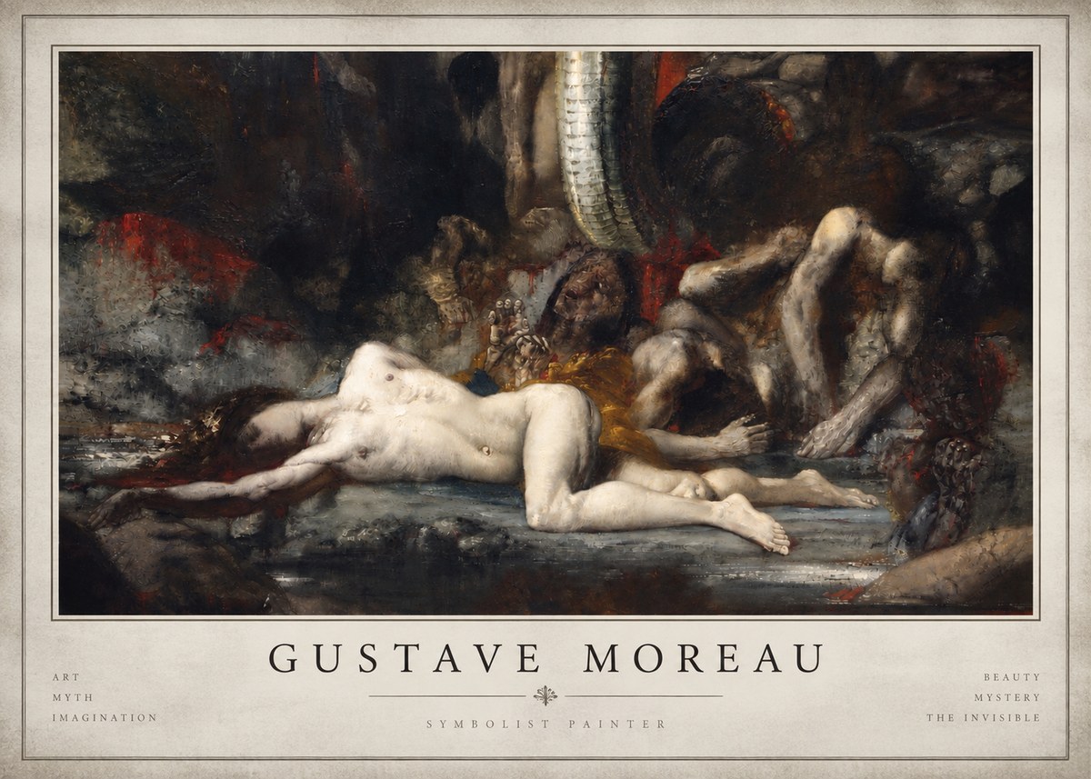 Gustave Moreau Despair No3 - Plakát