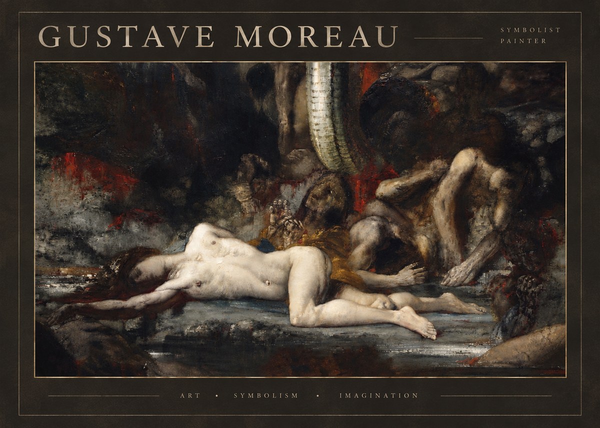 Gustave Moreau Despair No4 - Plakát