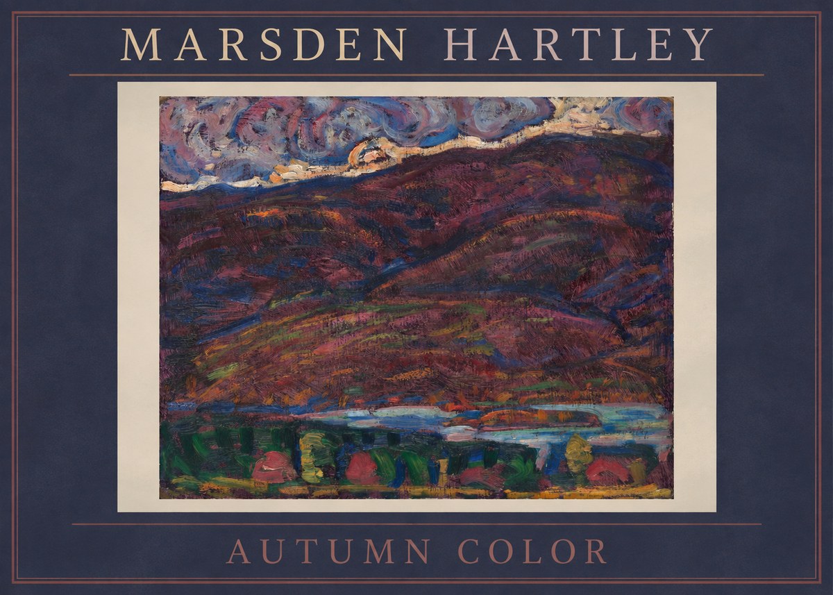 Marsden Hartley Autumn Color No2 - Plakát