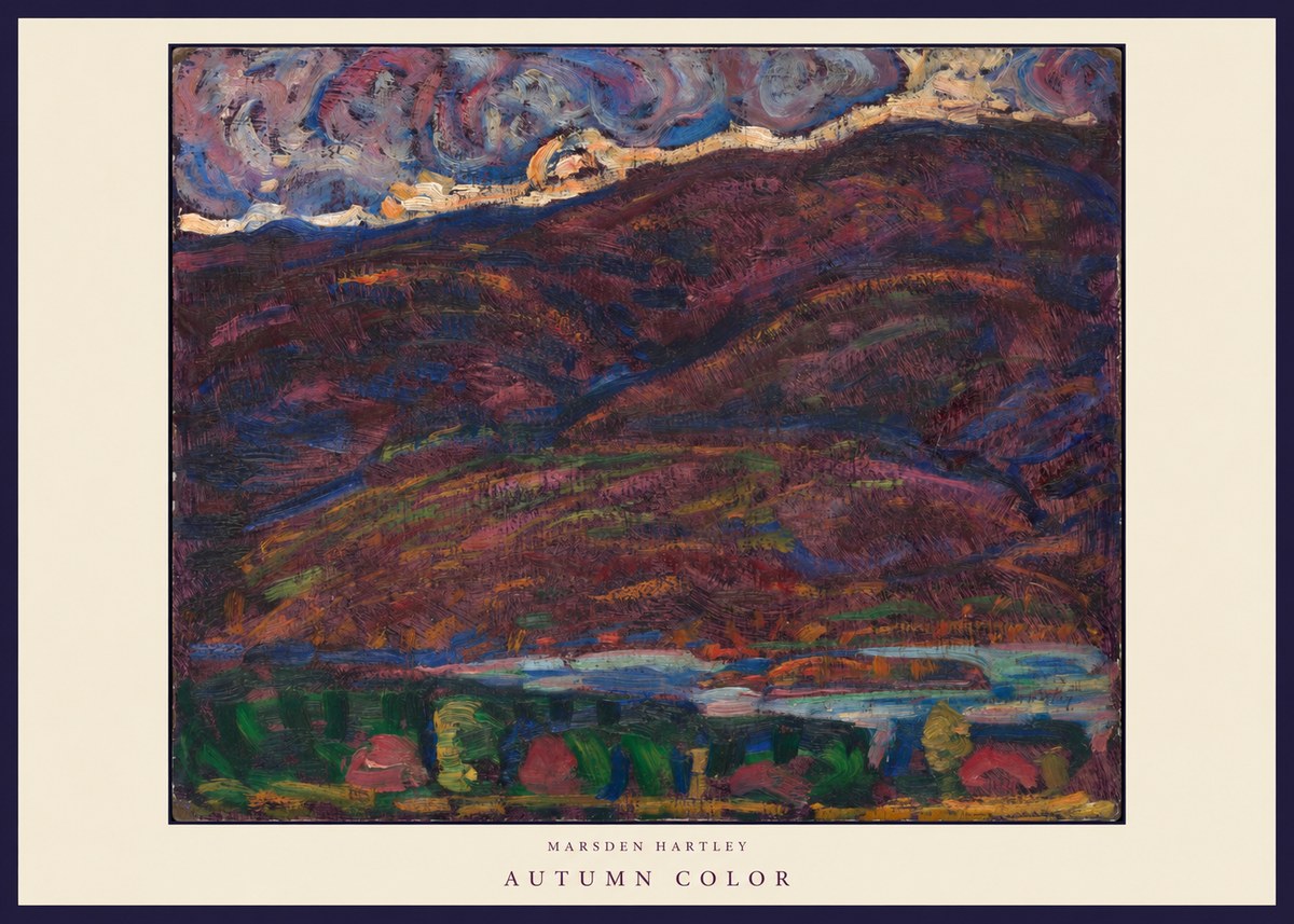 Marsden Hartley Autumn Color No6 - Plakát
