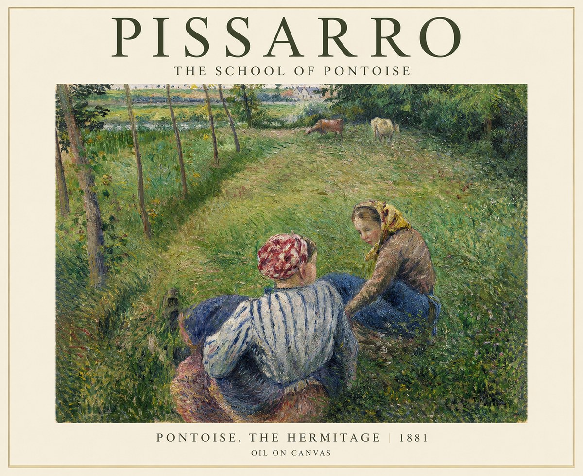 Pissarro Pontoise, the Hermitage No1 - Plakát