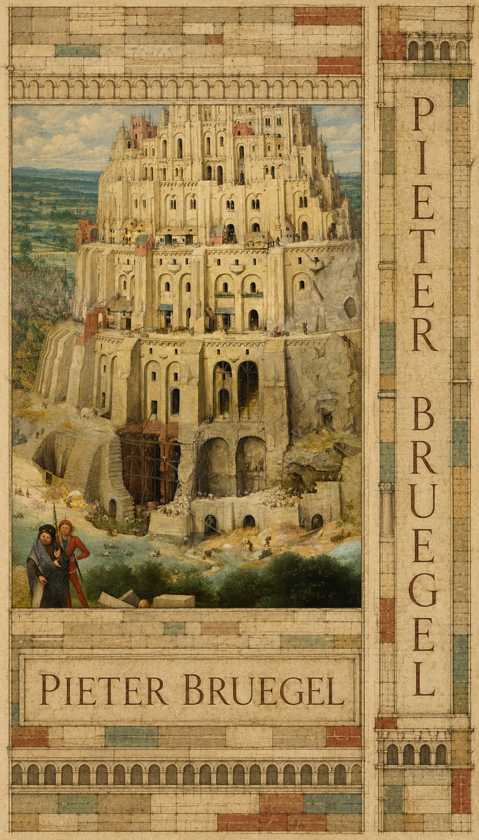 Pieter Bruegel The Tower of Babel IV No6 - Plakát