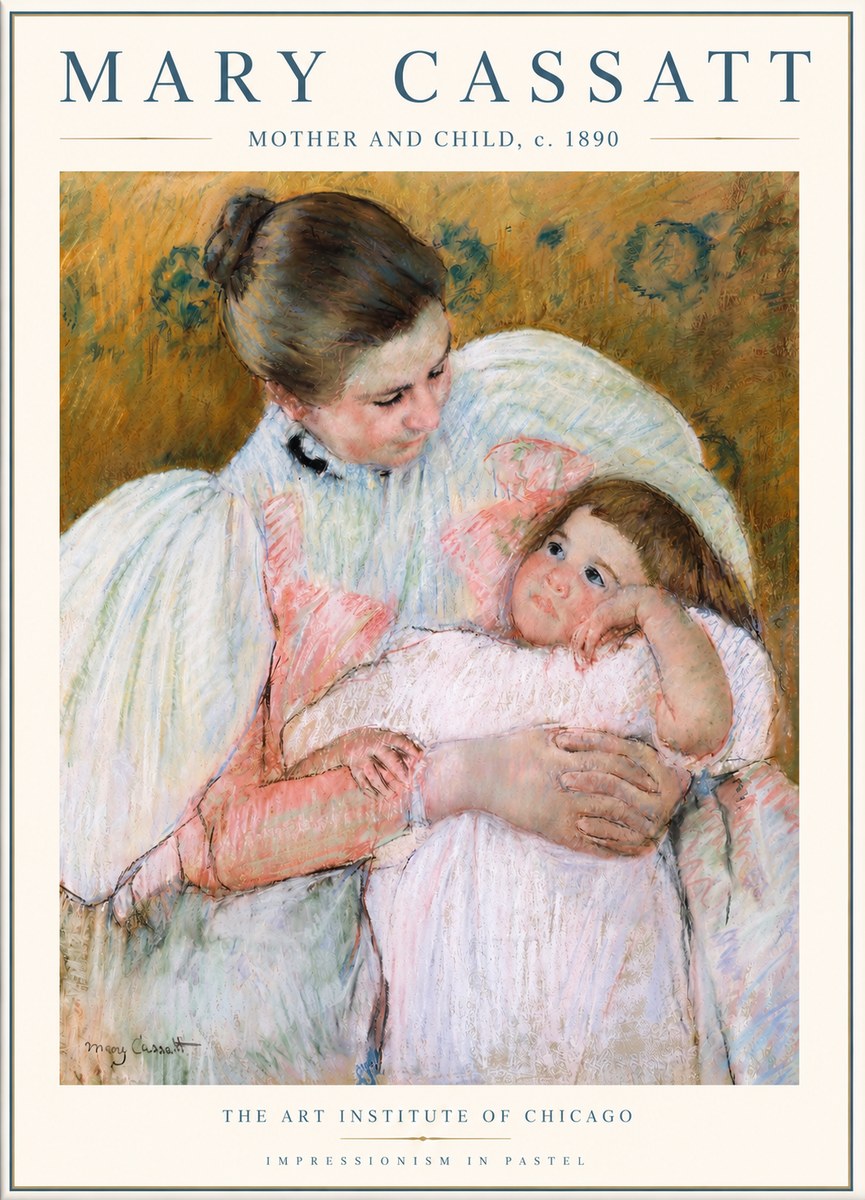 Mary Cassatt Mother and Child VI No3 - Plakát