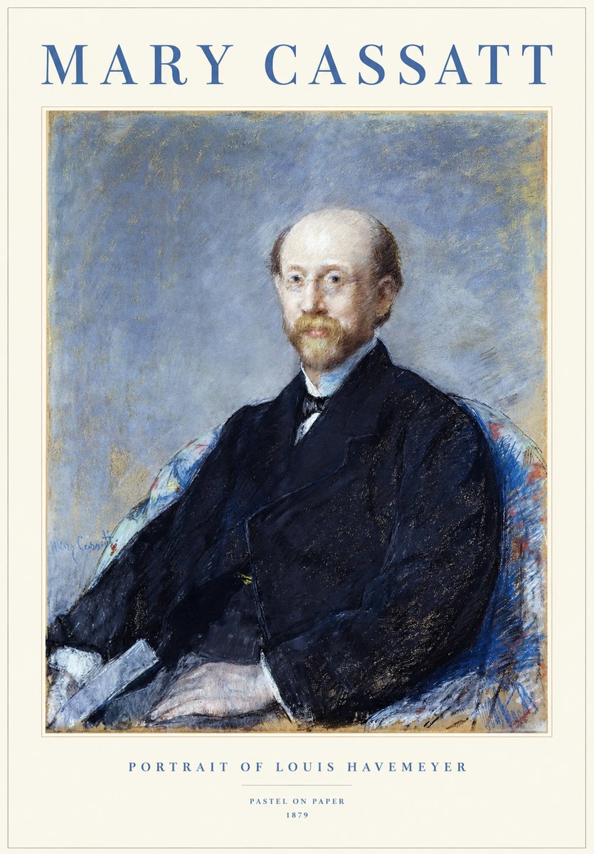 Mary Cassatt Portrait of Louis Havemeyer No1 - Plakát