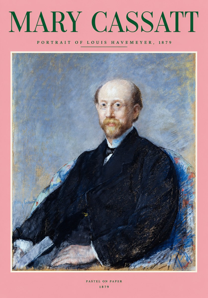 Mary Cassatt Portrait of Louis Havemeyer No2 - Plakát