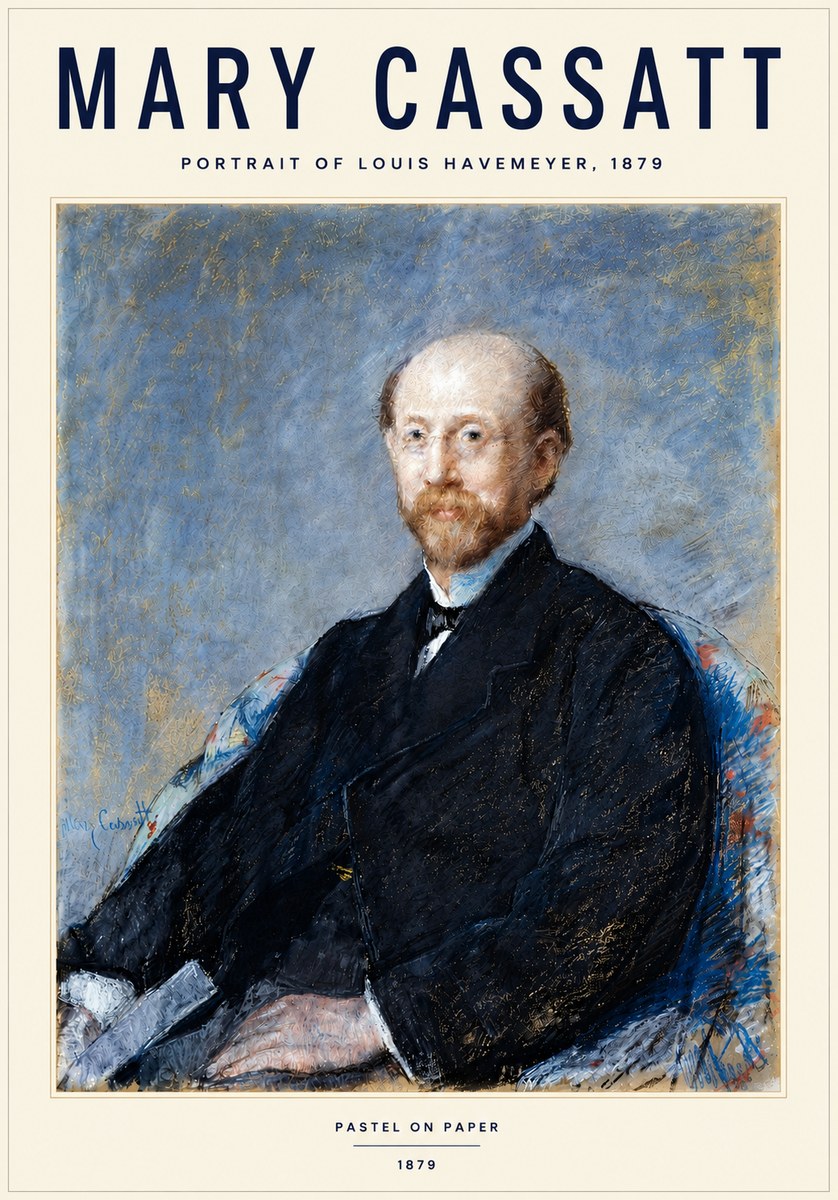 Mary Cassatt Portrait of Louis Havemeyer No5 - Plakát