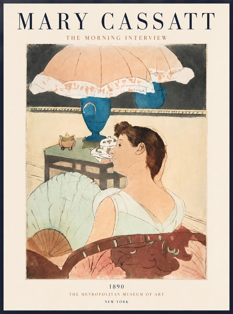 Mary Cassatt The Morning Interview No2 - Plakát