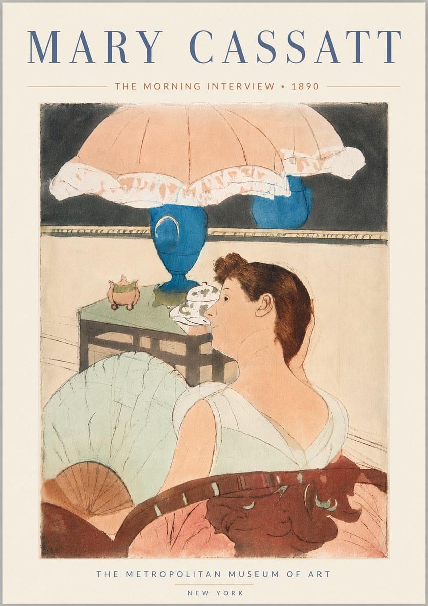 Mary Cassatt The Morning Interview No6 - Plakát