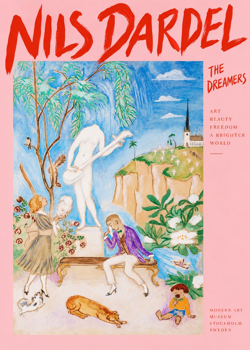 Nils Dardel The Song No3 - Plakát