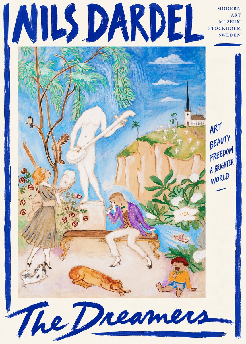 Nils Dardel The Song No5 - Plakát