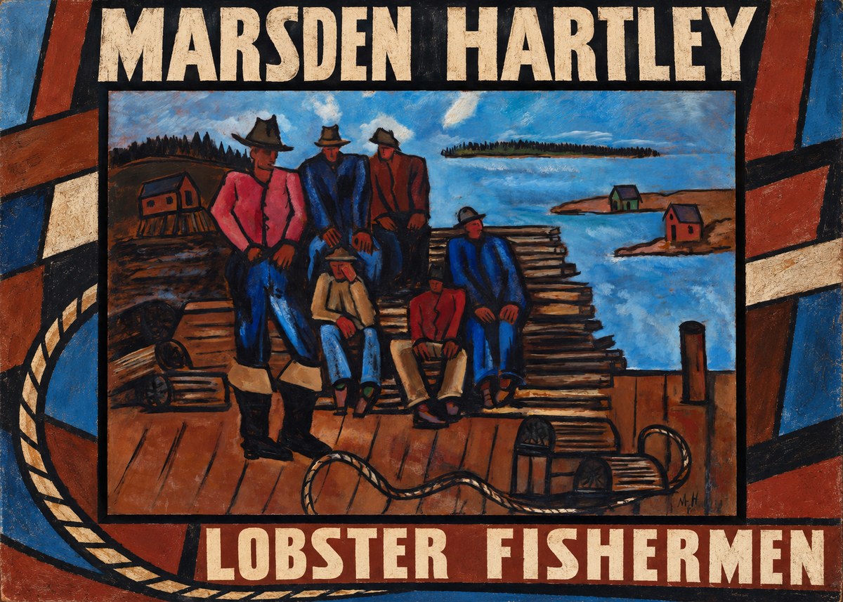 Marsden Hartley Lobster Fishermen I No3 - Plakát