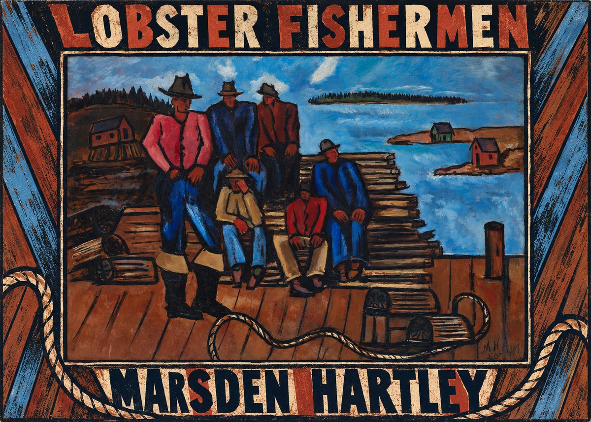 Marsden Hartley Lobster Fishermen I No6 - Plakát