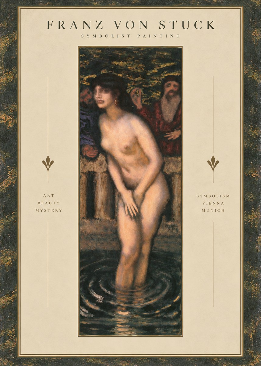 Franz von Stuck Susanna No4 - Plakát