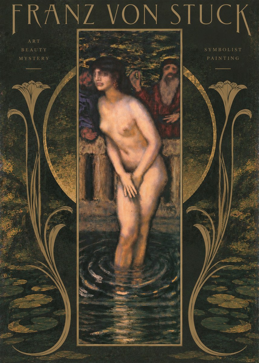 Franz von Stuck Susanna No6 - Plakát