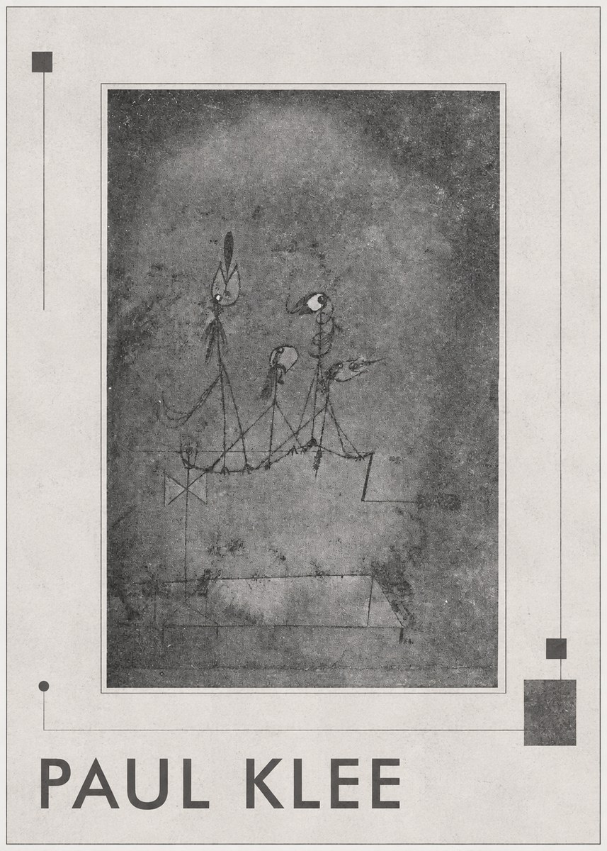 Paul Klee Group of Figures No1 - Plakát
