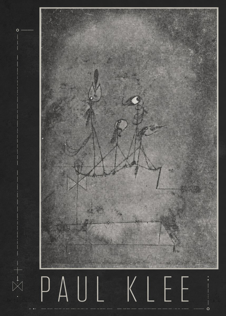 Paul Klee Group of Figures No3 - Plakát