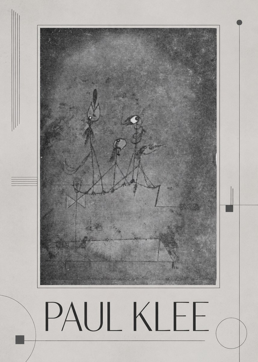 Paul Klee Group of Figures No4 - Plakát