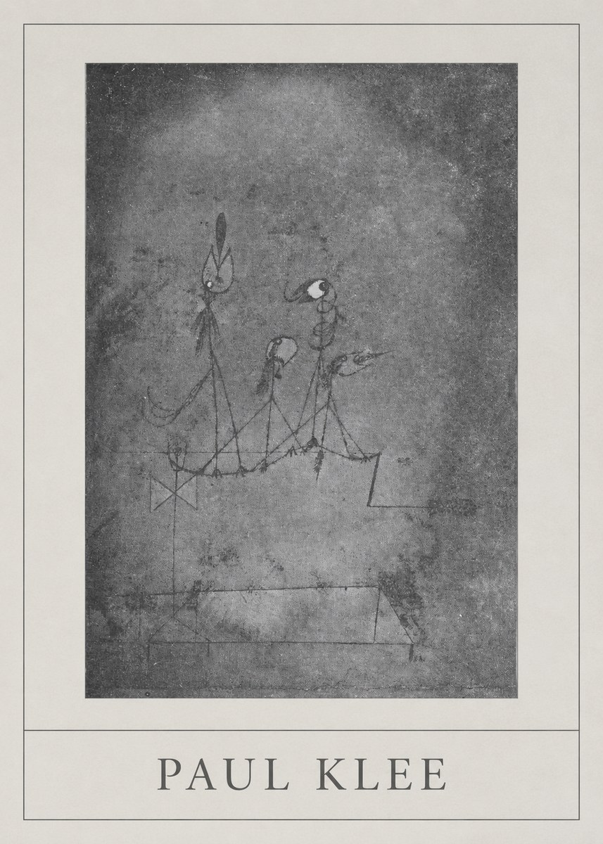 Paul Klee Group of Figures No5 - Plakát