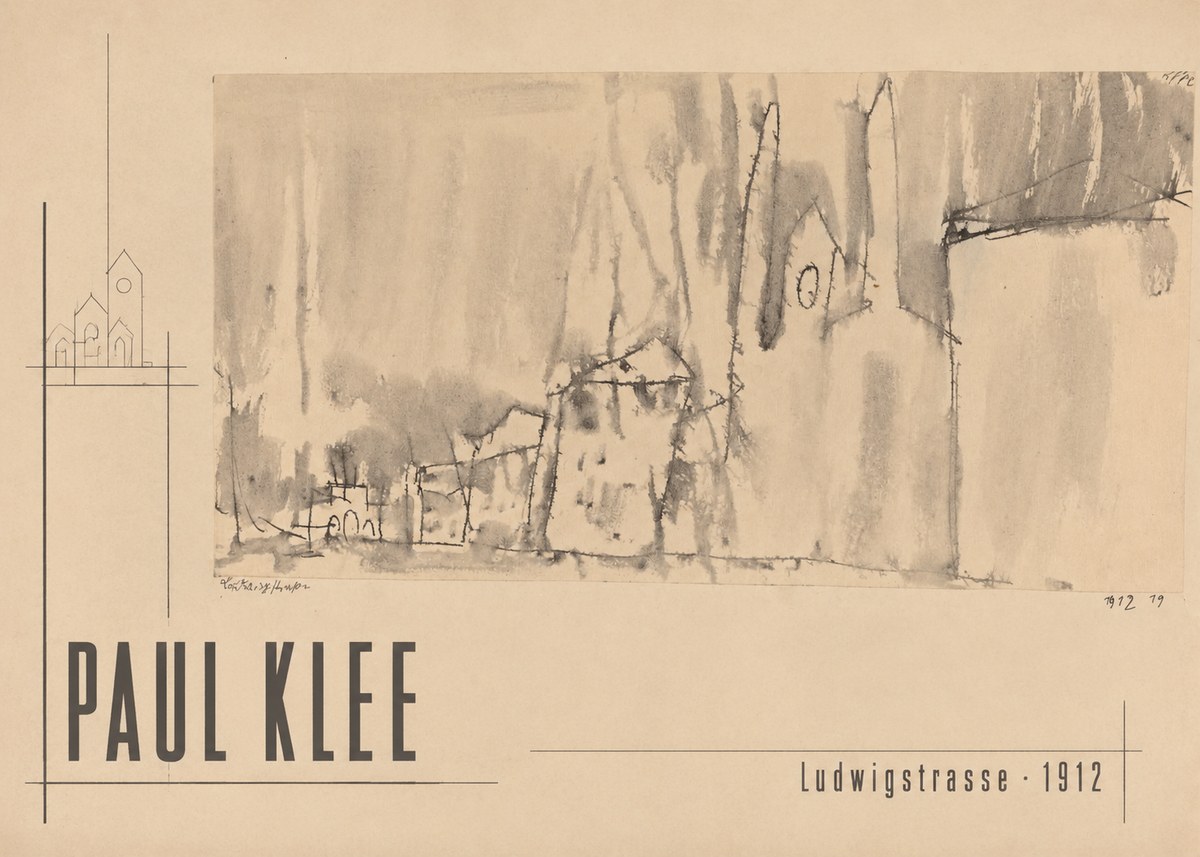 Paul Klee Ludwigstrasse No2 - Plakát