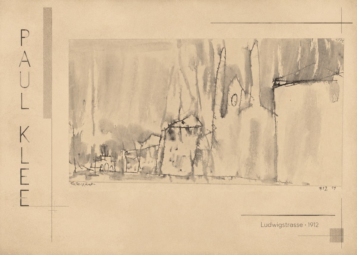 Paul Klee Ludwigstrasse No3 - Plakát