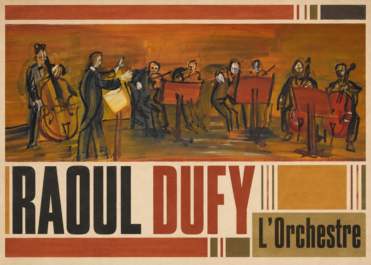 Raoul Dufy L'orchestre No4 - Plakát