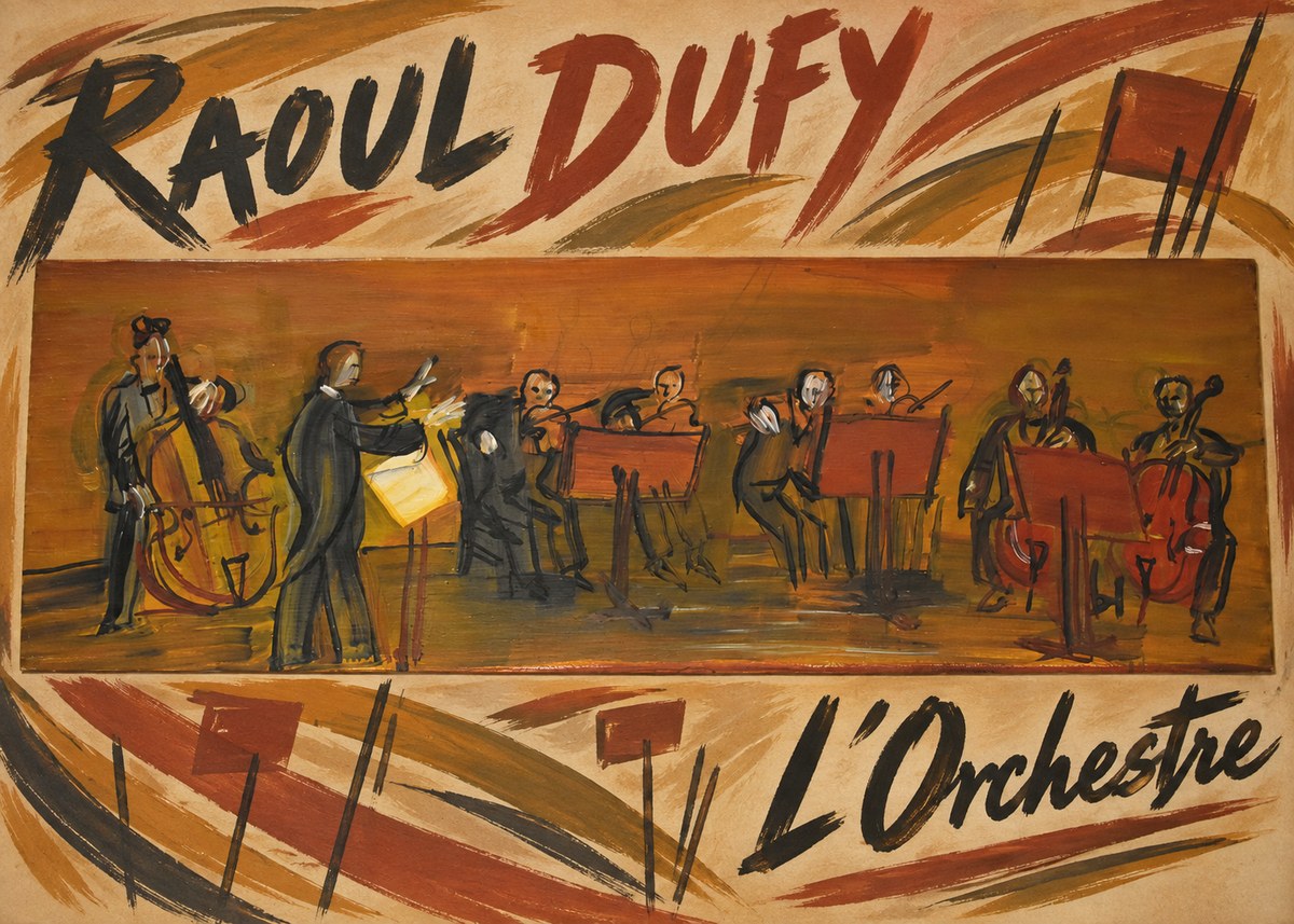 Raoul Dufy L'orchestre No5 - Plakát