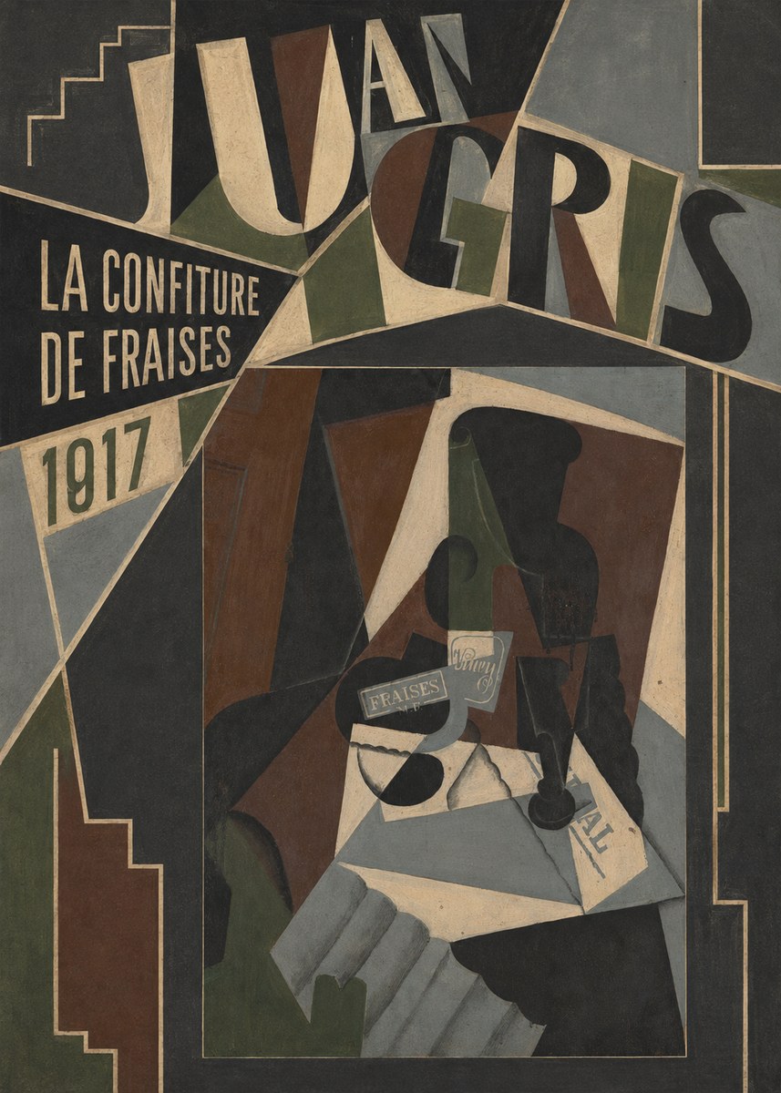 Juan Gris La Confiture De Fraises No5 - Plakát