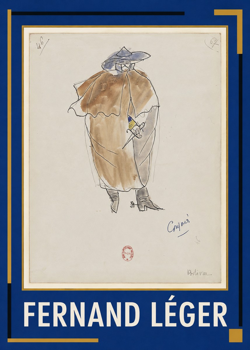 Fernand Léger Bolivar III No1 - Plakát