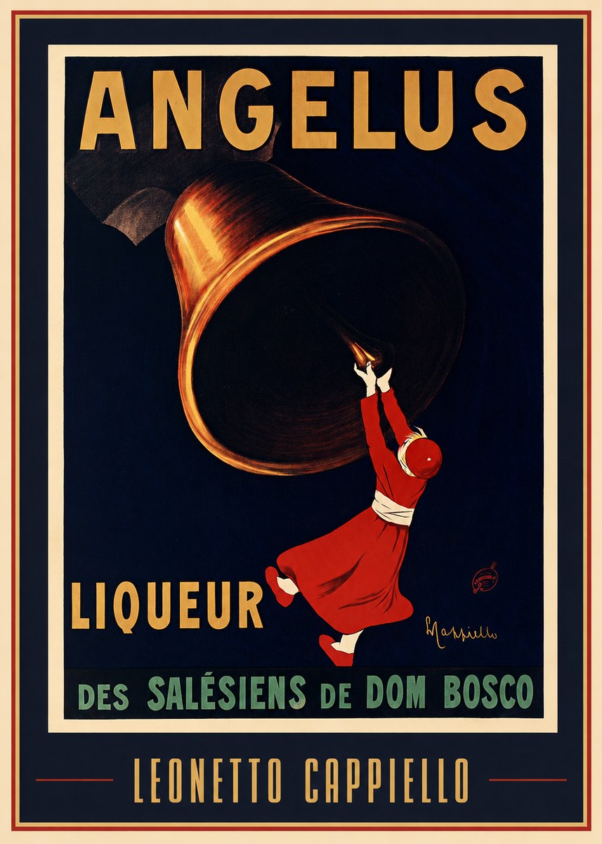 Leonetto Cappiello Angelus Liqueur No1 - Plakát