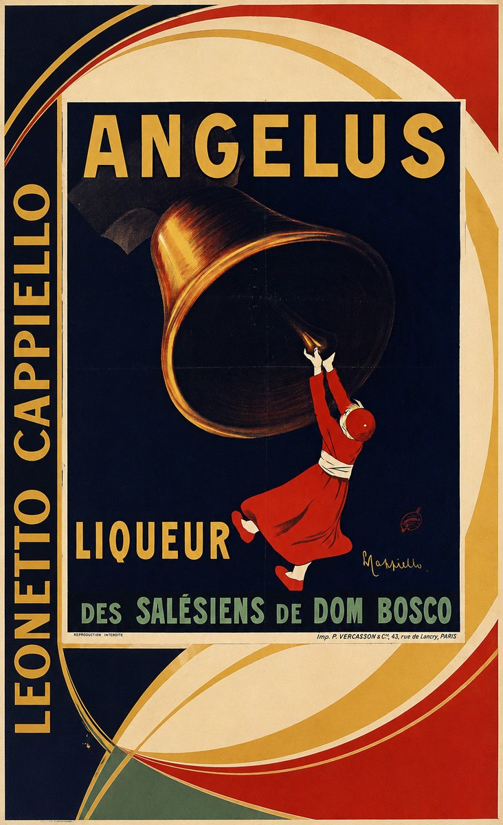 Leonetto Cappiello Angelus Liqueur No2 - Plakát