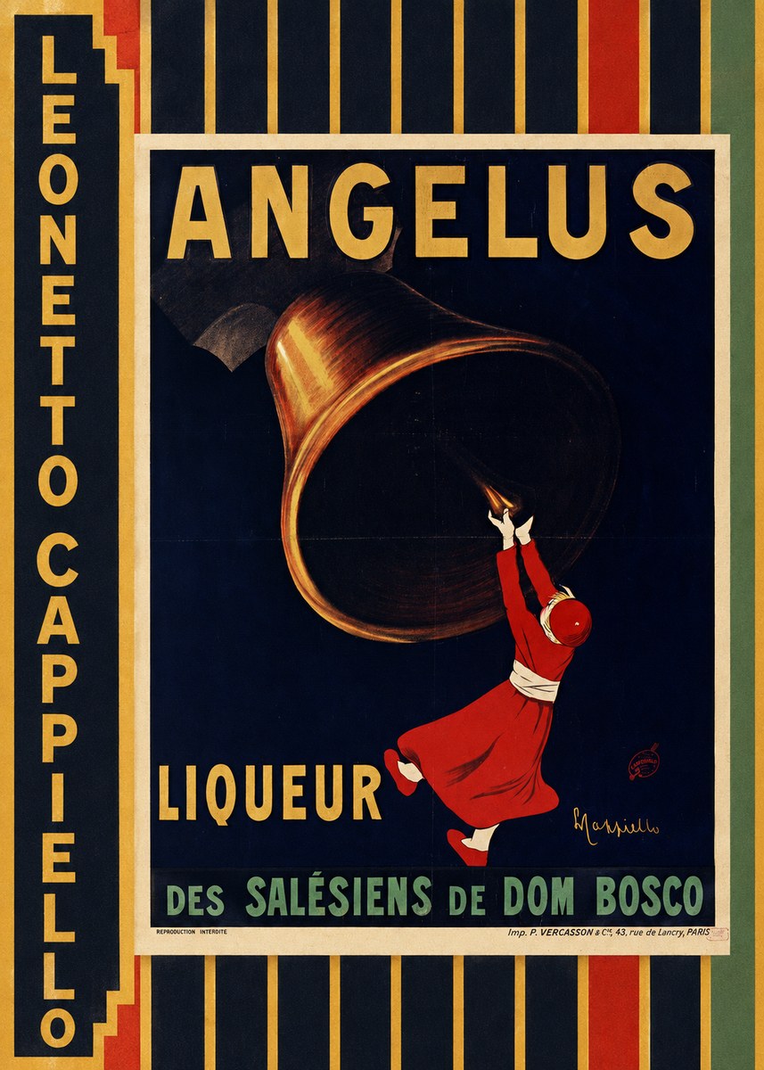 Leonetto Cappiello Angelus Liqueur No5 - Plakát