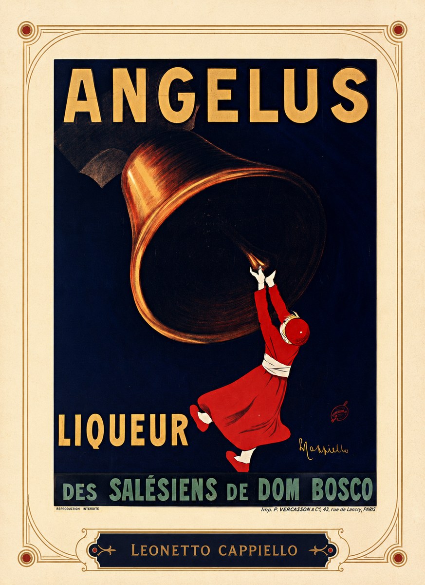 Leonetto Cappiello Angelus Liqueur No6 - Plakát