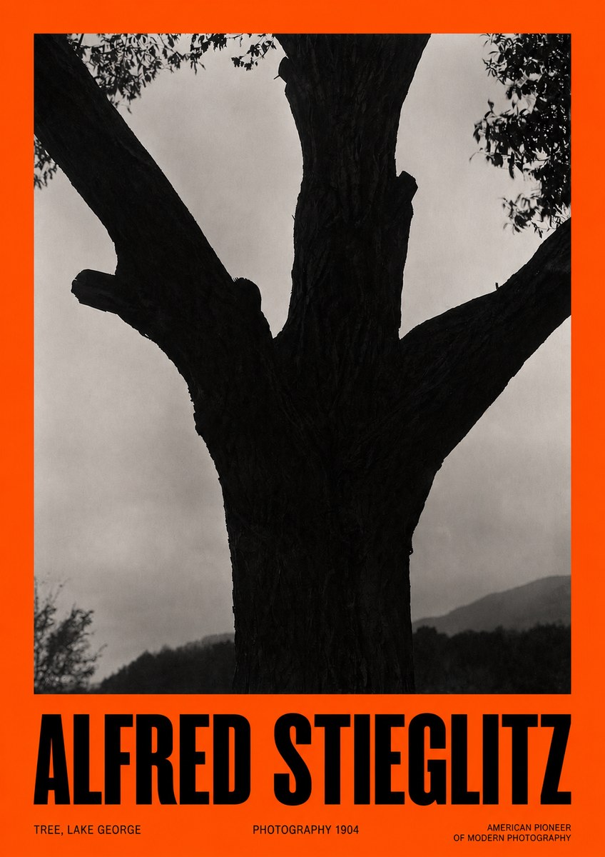 Alfred Stieglitz Tree - Lake George, 1921 No6 - Plakát