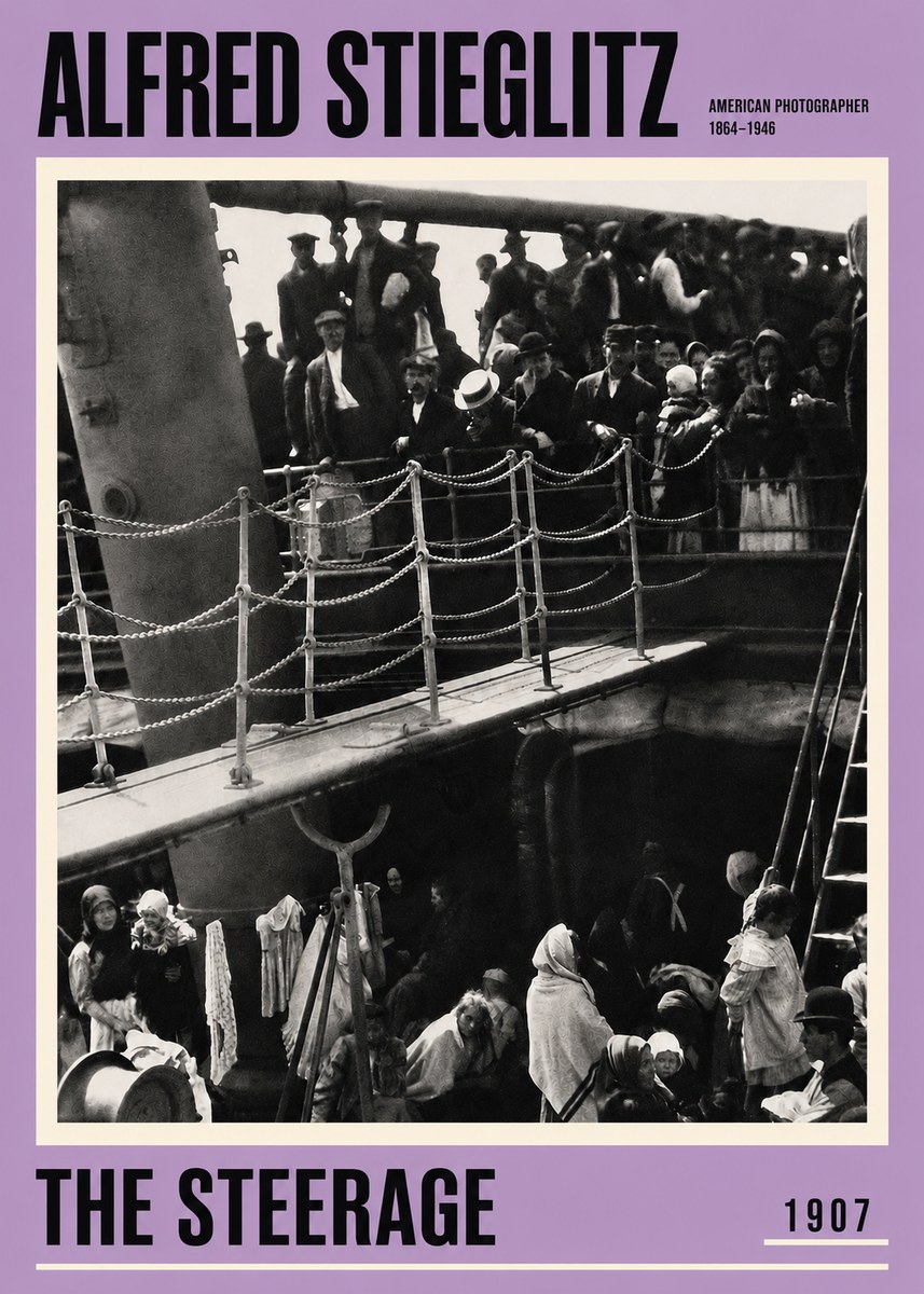 Alfred Stieglitz The Steerage – 1907 No4 - Plakát