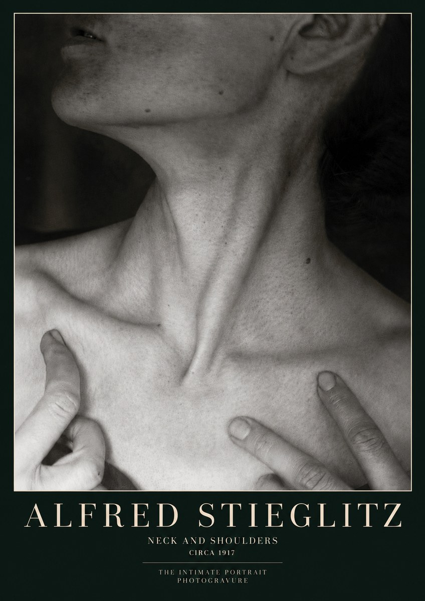 Alfred Stieglitz Neck and Shoulders No3 - Plakát