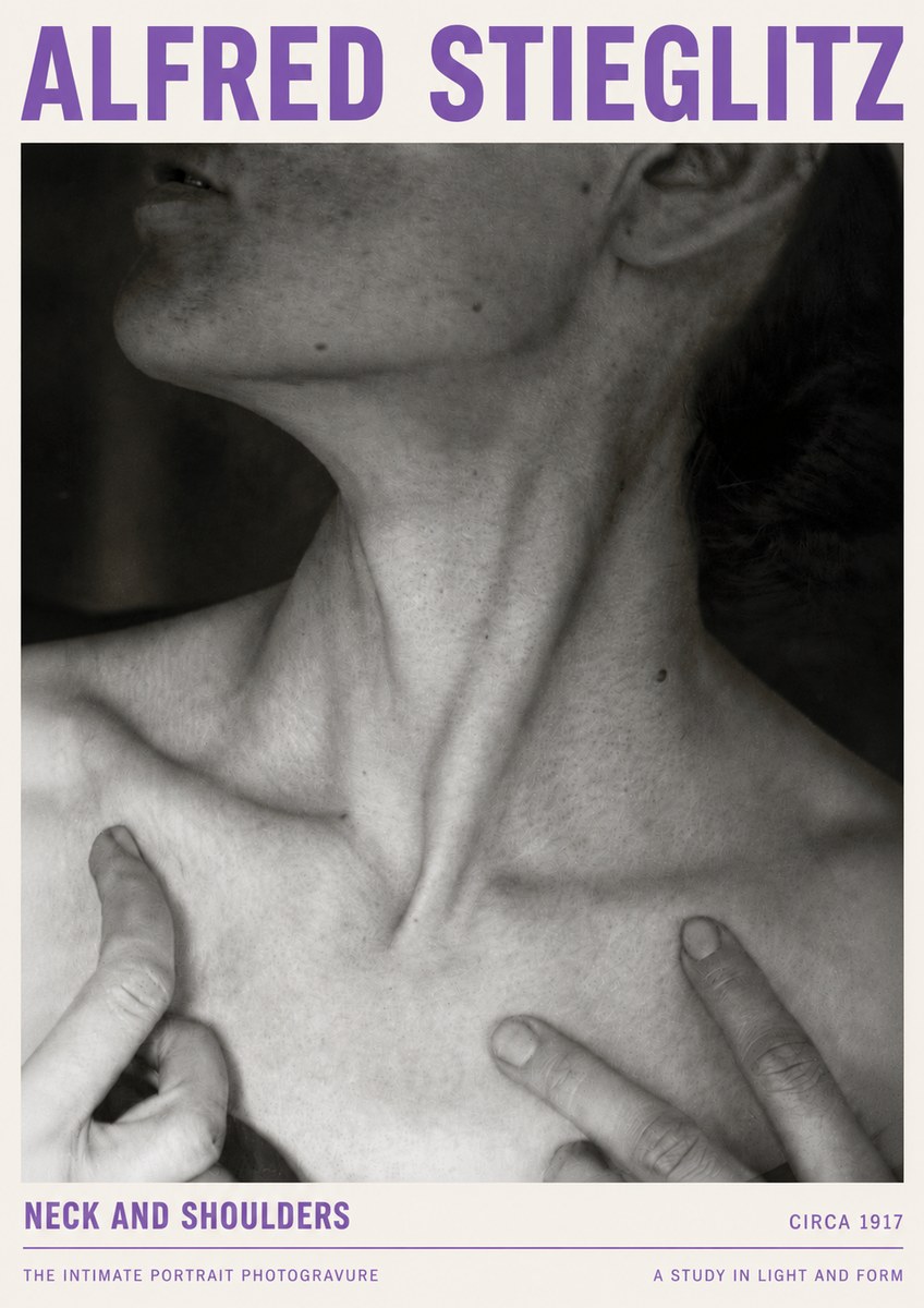Alfred Stieglitz Neck and Shoulders No4 - Plakát