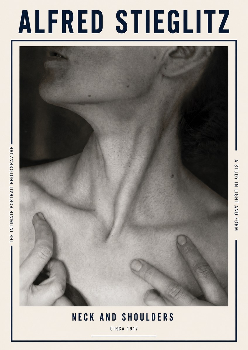 Alfred Stieglitz Neck and Shoulders No5 - Plakát