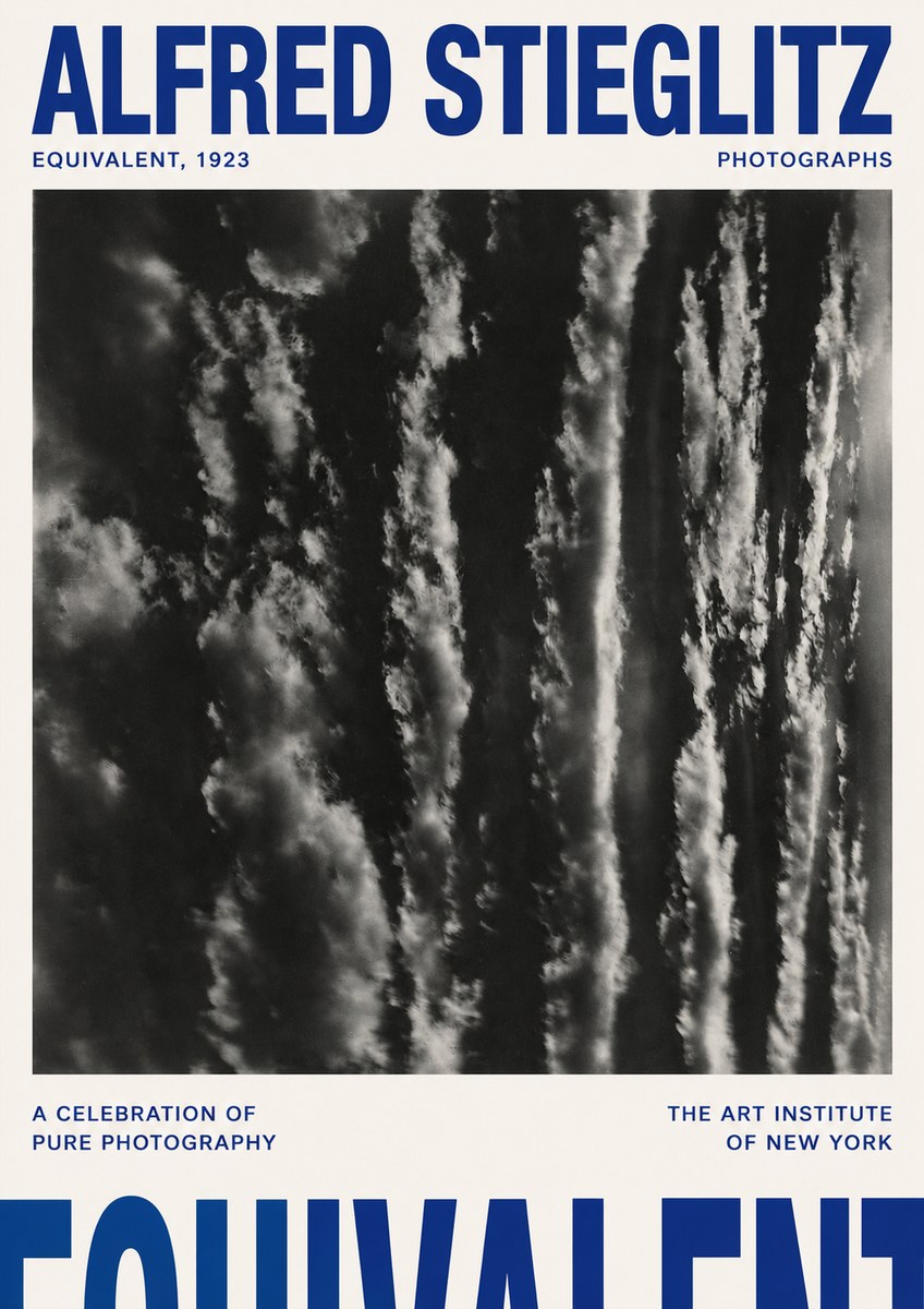 Alfred Stieglitz Equivalent I No4 - Plakát
