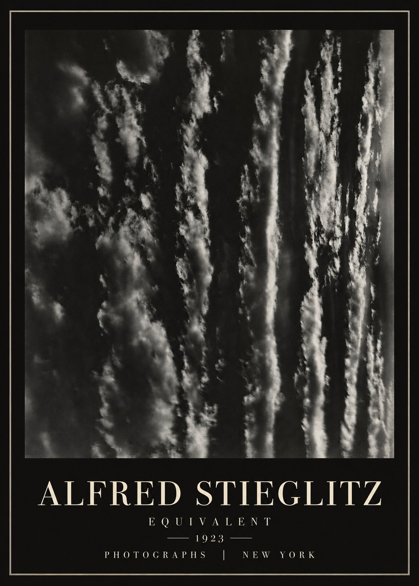 Alfred Stieglitz Equivalent I No6 - Plakát