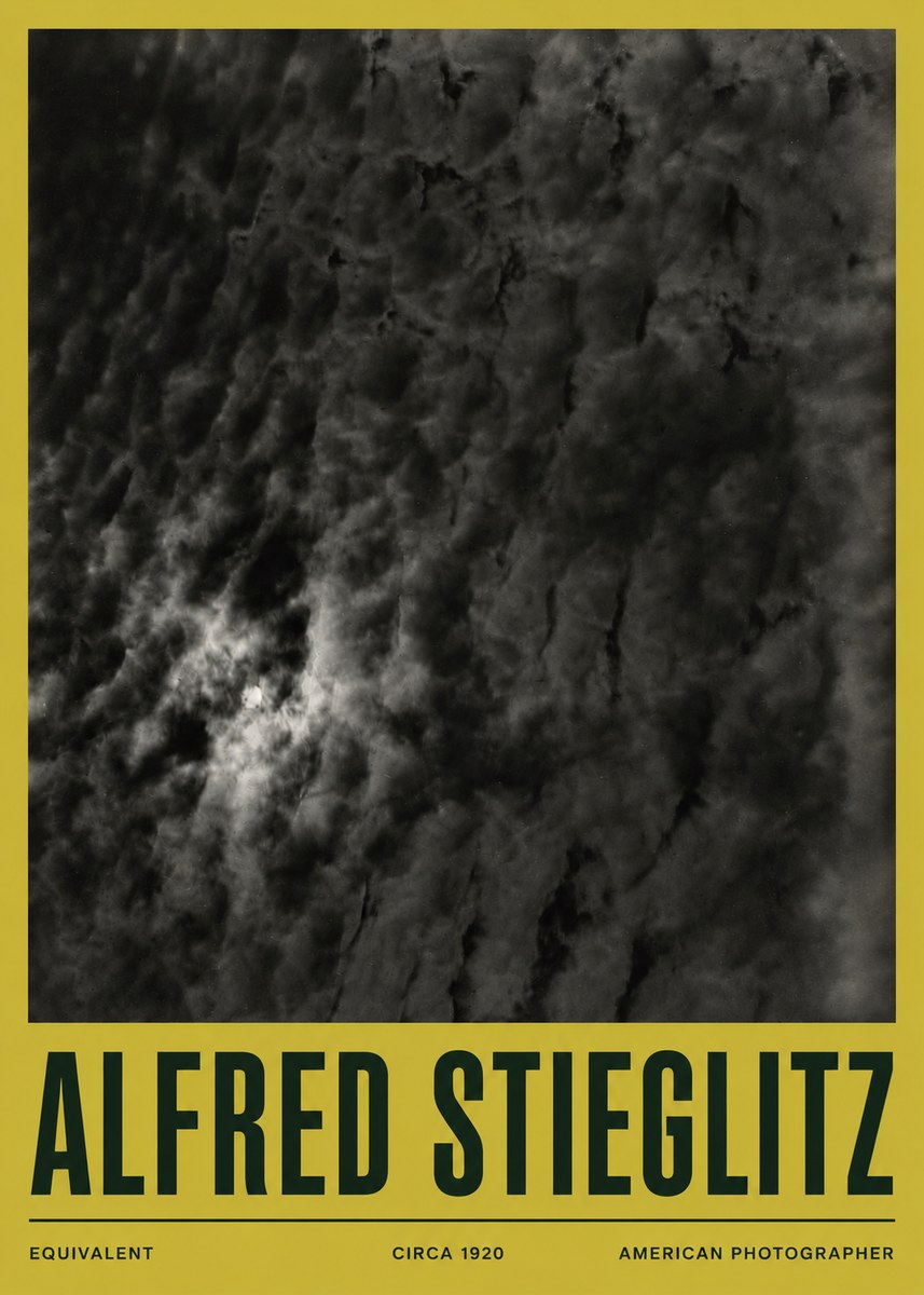 Alfred Stieglitz Equivalent II No4 - Plakát