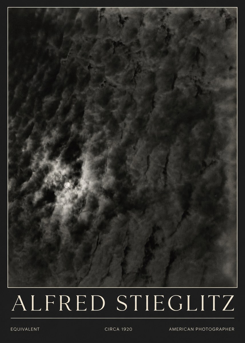 Alfred Stieglitz Equivalent II No5 - Plakát