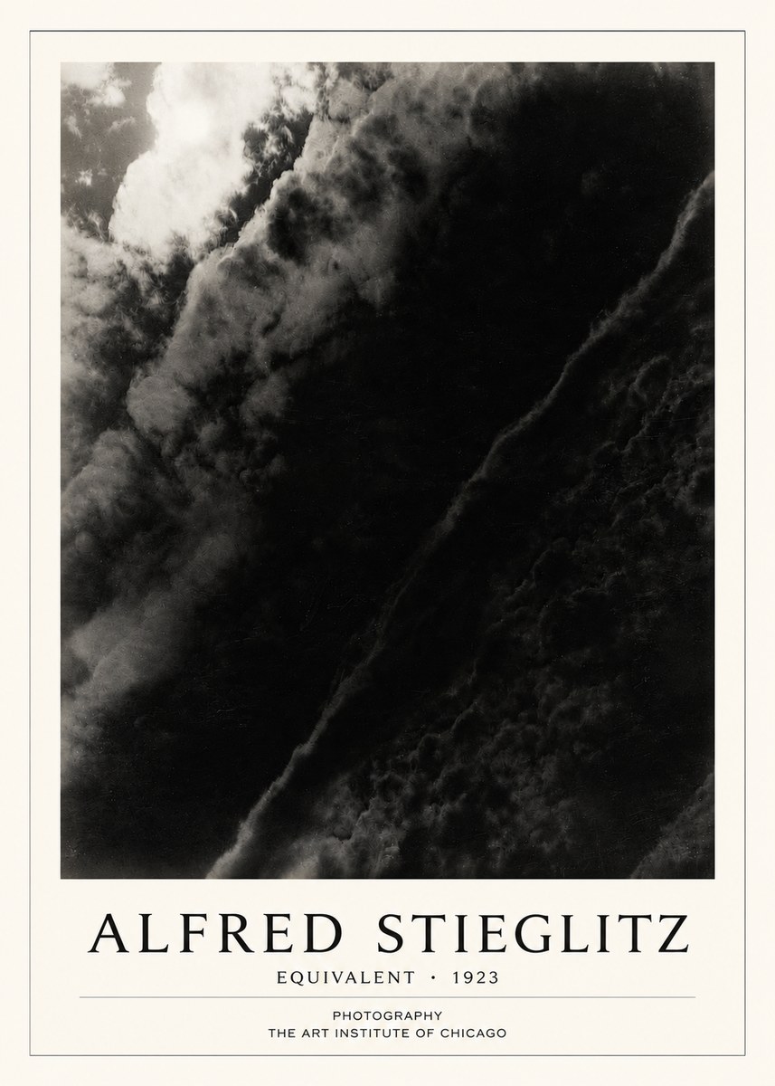 Alfred Stieglitz Equivalent III No3 - Plakát