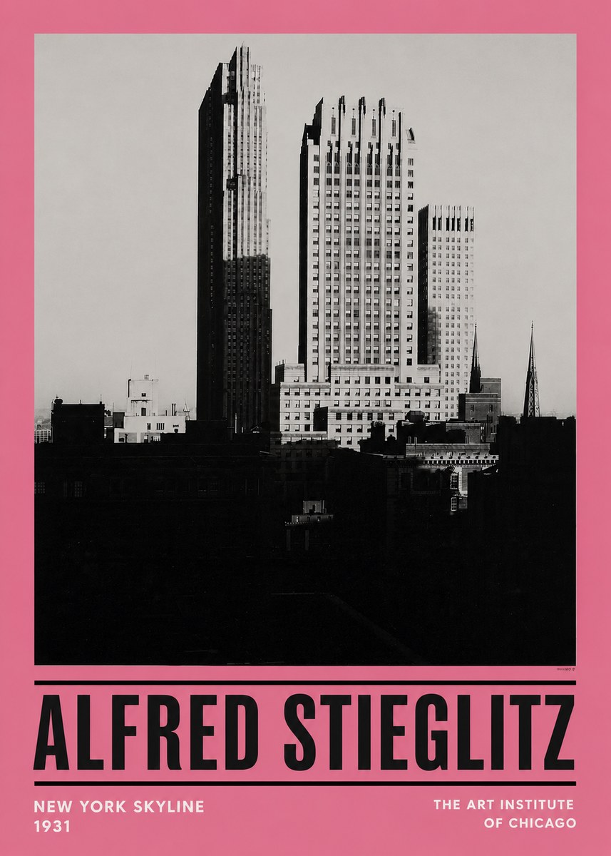 Alfred Stieglitz New York Skyline No4 - Plakát